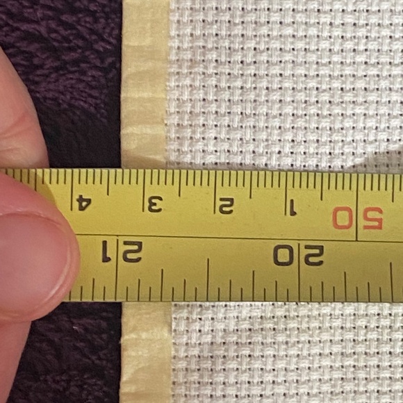 Norman Rockwell vintage cross stitch. Couple with animals on loveseat - Picture 12 of 14